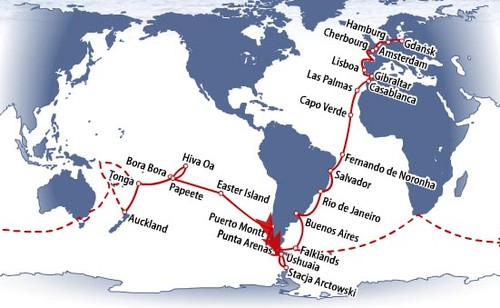 Nashachata’s ambitious route plan  ©  SW